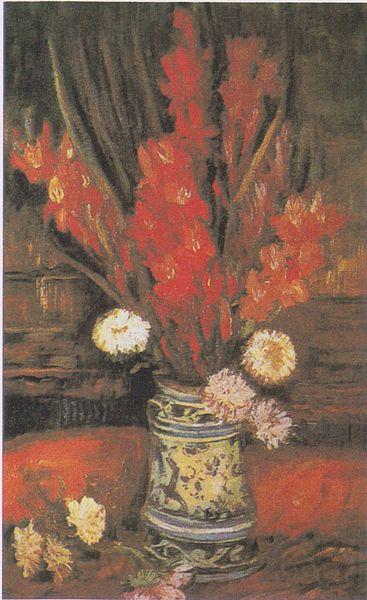 Vincent Van Gogh Vase with Red Gladioli Germany oil painting art